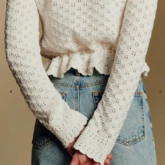 Sezane Martie Cardigan NWT Size XS - Price Firm - Picture 4 of 9